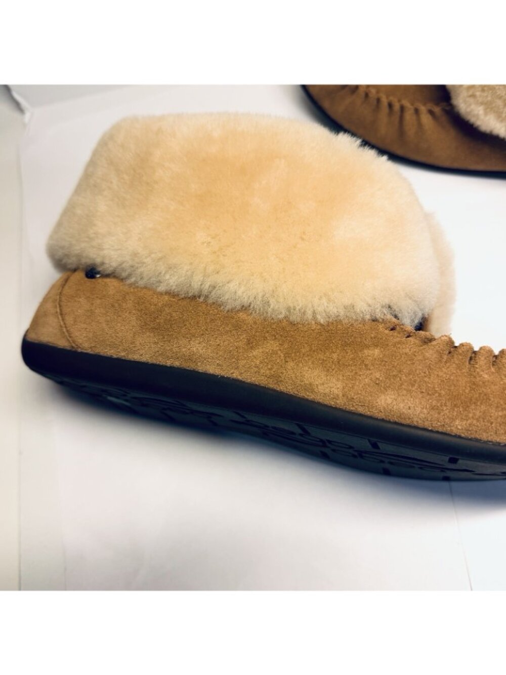 ABEO B.I.O. System Women's Whitby Tan Sheepskin Ankle Booties Sz 9 Slip-On - Picture 8 of 14